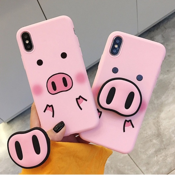 BOGO FREE iPhone 7/8/X/XS Max Pig Case - Picture 3 of 8